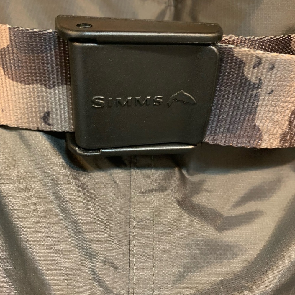 NWOT Simms Green Nylon Fishing 🎣 Pants Camo Belt Size XXL​ - Picture 4 of 9